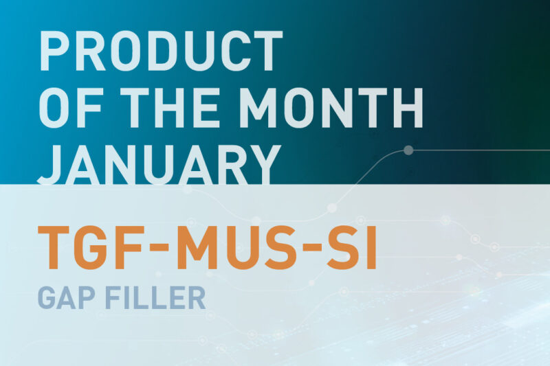 PRODUCT OF THE MONTH – January 2024 TGF-MUS-SI Gap filler