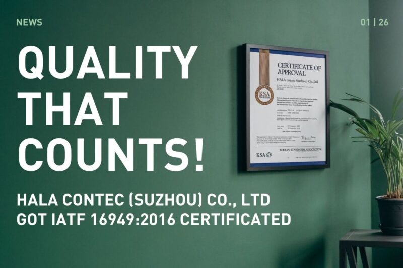 Quality that counts! We are IATF 16949:2016 certified – quality at the highest level